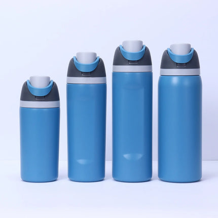 Portable Double-Sided Sport Water Fruit Cup Large Capacity Vacuum Insulated Stainless Steel 304 Two-Way Drinking Insulation Cup