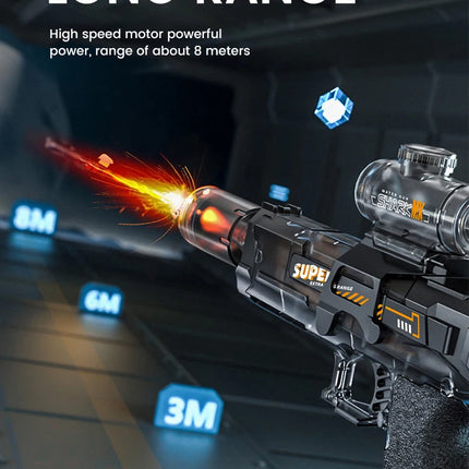Children Simulated Flame Electric Water Gun Toys Summer Outdoor Beach Pool Fight Game Kids Automatic Sensor Lights Watergun Gift