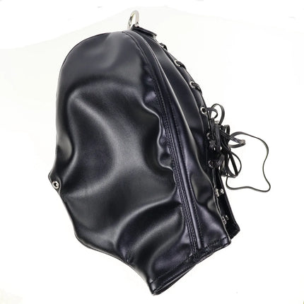 BDSM Puppy Play K9 Bondage Kit Fully enclosed Hood Binding band Mouth Ball Role-Playing Mask
