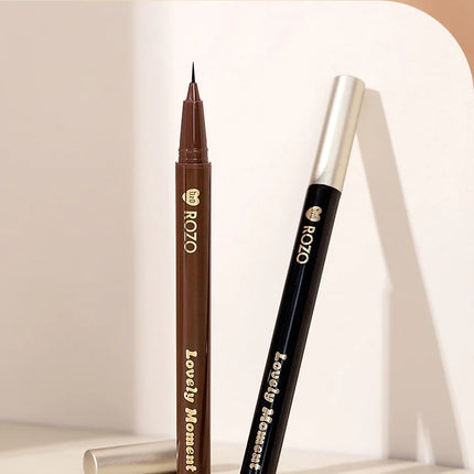 Ultra-fine Liquid Eyeliner Waterproof Glitter Matte Black Brown Shiny Eyeliner Lying Silkworm Pen Eye Beauty Party Makeup Tools