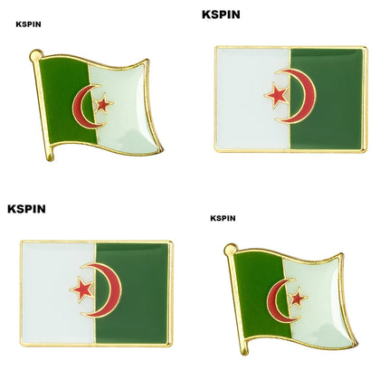 Algeria flag pin lapel pin badge Brooch Icons KS-0002