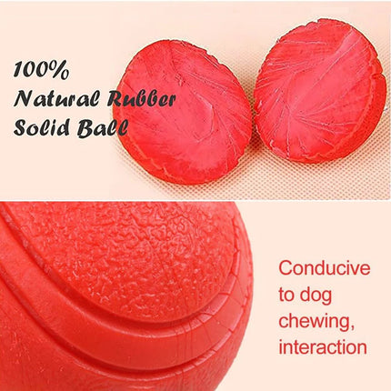 Pet Solid Elastic Toy Ball Cat/Dog Toy Ball 5/6/7CM Rubber Bite Resistant Dog Outdoor Training Tool Pet Teeth Cleaning Supplies