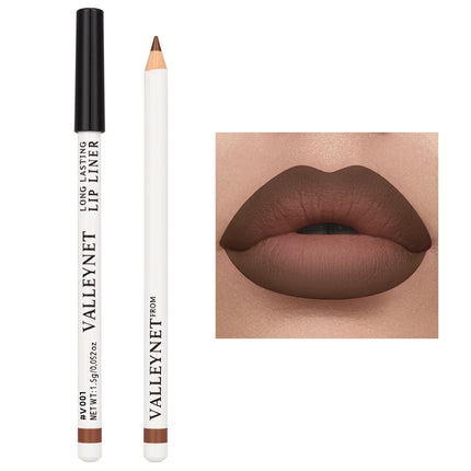 6pcs/Set Lip Liner Set Eyeliner Set Lip Combo Long lasting Matte Waterproof Lipstick Lip Liner Lipstick Lip Makeup