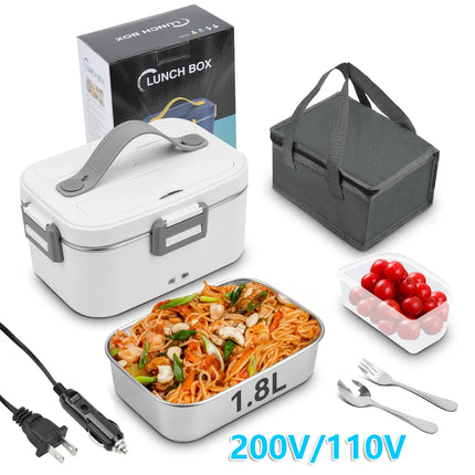 New Electric Lunch Box  Portable  Food Heater Bowl 1.8L for Car Truck Homes Offices Dining Box Microwave Oven EU US Plug