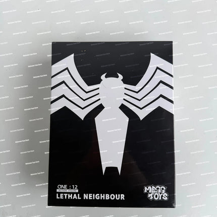NEW Mess Toys Lethal Neighbor Venom Symbiotic Spider Man Messtoys Black Suit Spiderman Anime Action Figure Model Doll Gifts Toys