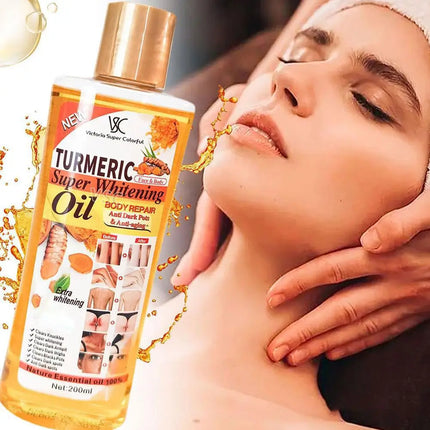 Turmeric Face Whitening Serum Turmeric Anti-oxidation Serum  Dark Spot Corrector Facial Brighten Turmeric Oil Soap For Skin Care