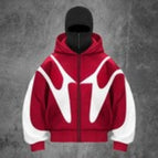 M / red-white