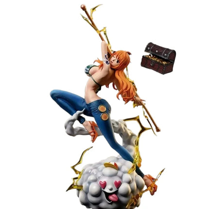 In stock 30cm One Piece Anime Figure Nami Action Figurine Hentai Pvc Statue Model Room Collection Decoration Toys Ornaments Gift