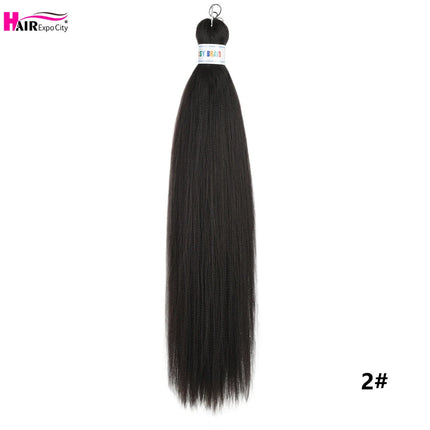 Easy Braids 26Inch Synthetic Jumbo Braids Hair Extensions Ombre Colorful Braiding Hair Pre Stretched Hair Expo City