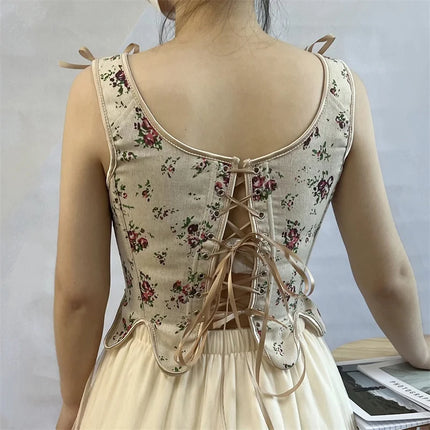 Fashion Lolita Shirt Women Corset Top Camis y2k Body Shaper Woman Clothing Blouses Sexy Waist Trainer Bustiers Ladies Underbust