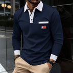 L / navy blue