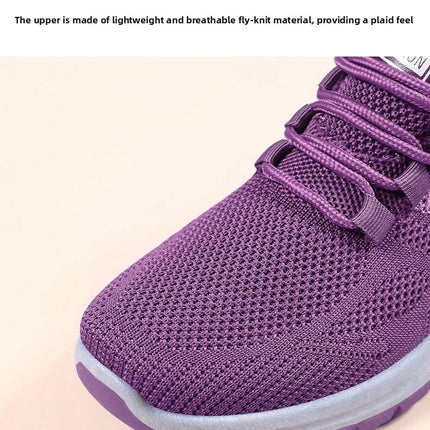 Women Casual Sports Shoes Breathable Lightweight Sneakers Anti-slip Flats Outdoor Running Walking Shoes Female Vulcanized Shoes