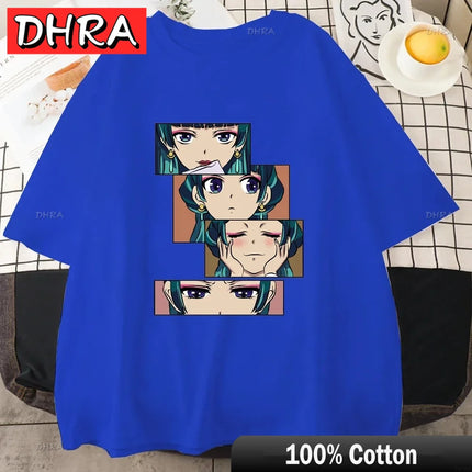 Anime Apothecary Diaries Crewneck T-Shirt Short Sleeve Maomao Tee Shirt Graphic Printed Casual Summer Unisex Tops Cute Clothing