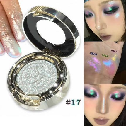 Sheeneffect Monochrome Eyeshadow Chameleon Glitter Shimmer Eye Shadow Highgloss Long Lasting Eye Makeup