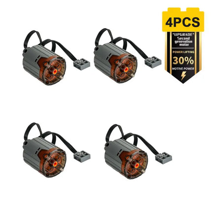 Technical Motor Parts Building Blocks Set Power Functions PF Model High-Tech Train Accessories Compatible Bricks for STEM DIY