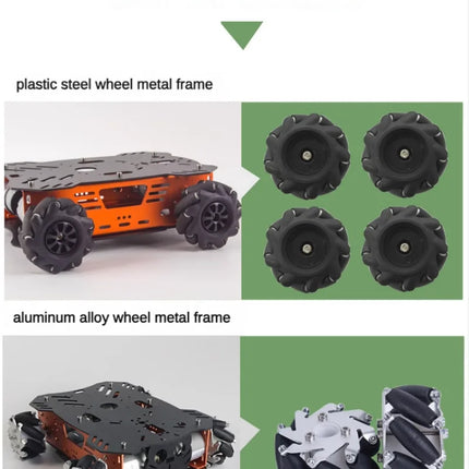 8-20Kg Load RC Tank Smart Mecanum Wheel Robot Car For Arduino Robot DIY Kit With 12V Encoder Motor Ps2 Handle Project Starter
