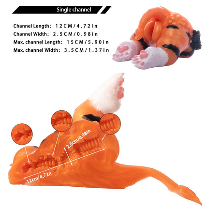 NNSX Realistic Tiger Vagina Soft Silicone Male Masturbator Pocket Pussy Onahole Fantasy Stroker Sex Toys For Men Penis Training