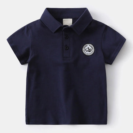 Baby Boys POLO Shirts Children's Boy Handsome Fashion Sports T-shirt Summer Lapel Short Sleeves Kids Tee Tops 3 To 7 Years