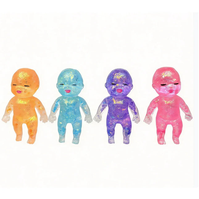 New Arrival Natasha Maltose Squishy, Glitter Shiny Soft Stress Relief Toy, Cute Stretchable Slow Rising Fidget Toy, Anxiety Reli