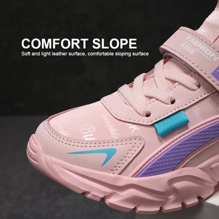 Kids Girls Shoes Running School Casual Sports Breathable Non-slip Sneakers Basketball Children Outdoor Walking Tennis All Season