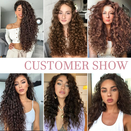 Water Wave Nano Rings Hair Extensions European Natural Blonde Human Hair Micro Beads Ring Hair Extension 0.8g/1g/Strand 50pc/set