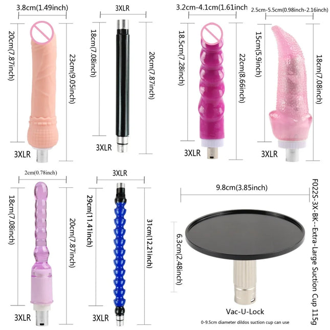 FREDORCH NEW Automatic Wireless Remote Control Sex Machine Love Machine Dildo Vibrator Adjustable Sex Toys Adult for Woman Man