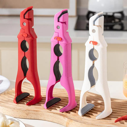 Anti Slip Home Kitchen Silicone Anti Scalding Clip 3-in-1 Anti Scalding Clip Tray Holder Bowl Holder Multifunctional Tray Holder