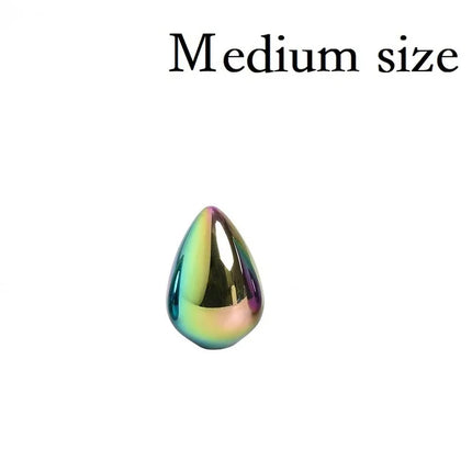 Small medium large 3 balls set metal anal hook beads head butt plug dilator prostate massager insert bdsm sex toy for male