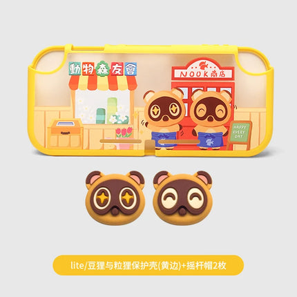 Animal Forest Switch 2 Protective Shell Cute Raccoon Cartoon Custom Oled Ns Lite Protective Shell Anime Peripheral Toy Gifts