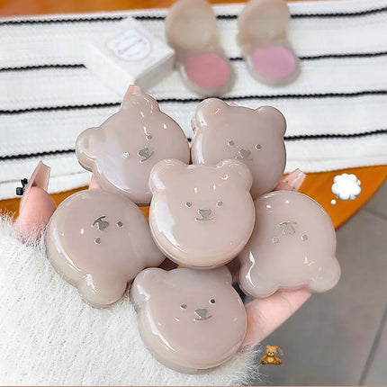 Little Bear Water Light Multi Purpose Cream Korean Makeup Milk Pink Purple Blush Brighten Face Rubores Rouge Juice Cute Makeup