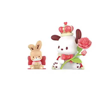 High-Quality Version Sanrio Cartoon Pochacco Flower And Teenager Series Trendy Toy Blind Box Cute Girl Gift Car Ornament Toys