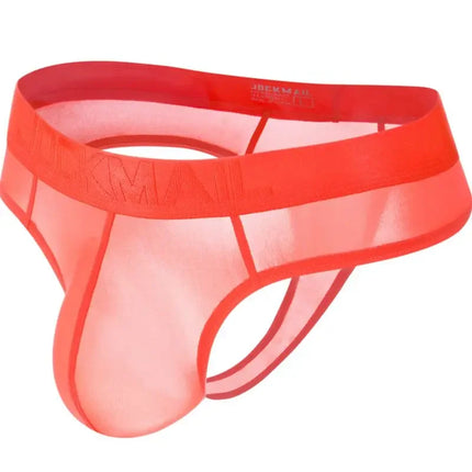 JOCKMAIL men's transparent underwear mens penis pouch briefs bikini men thongs  tanga hombre slip jocks gay underwear jockstrap