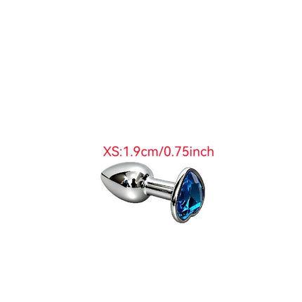 Adult metal anal plugs, suitable for men and women, wear anal plugs when going out, sex products anal expansion props.