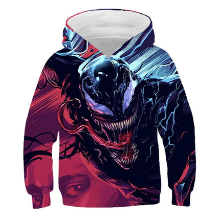Girls Spring Marvel Hoodie Spider-Man Inspired Avengers 3D Print Baby Boy Clothes Casual Sportswear Hooded