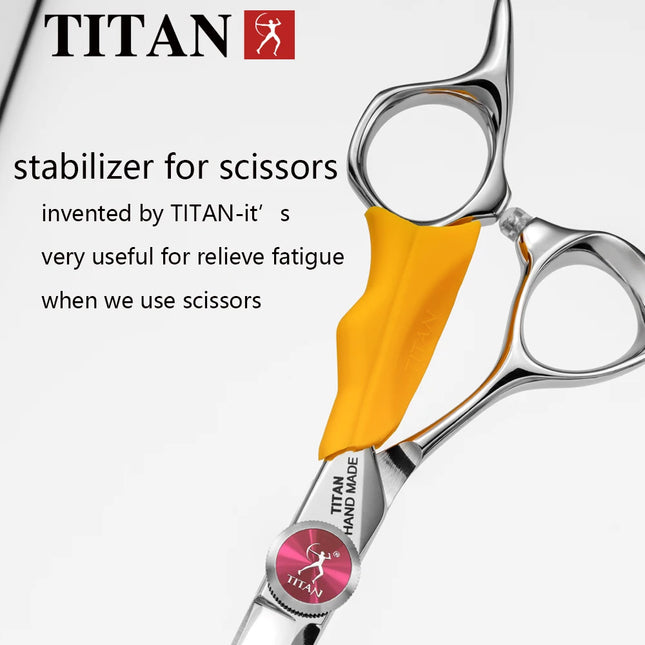 TITAN Professional Hairdresser Scissors Barber Scissors Hair Cutting Thinning Set of 5.5/6.0/6.5/7.0 Inch Japan 440C Steel