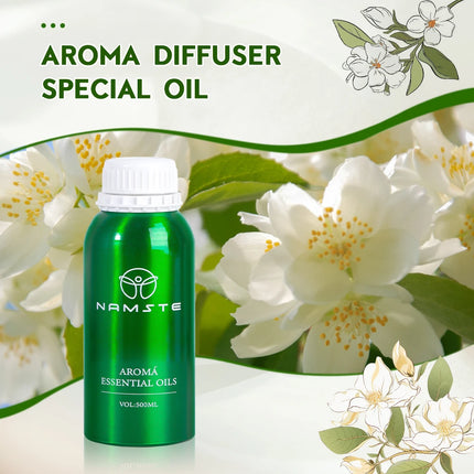 NAMSTE 500ML Fruity Natural Essential Oil Citrus Coconut Premium sandalwood Difuser Essential Oil humidifier Gardenia Vetiver