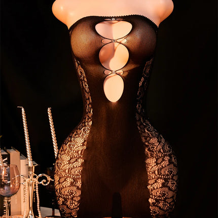 Women Sexy lingerie Fishnet Mini Dress Lingerie Bodycon Rave Dresses Exotic Dancer Outfits Going Out Daily Club Wear Sleepwear T