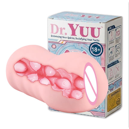 YUU Breast Push Masturbator for Male Soft Onahole Real Boobs Vagina Simulates Breast Sex Toy for Men Erotic Masturbation Sleeve