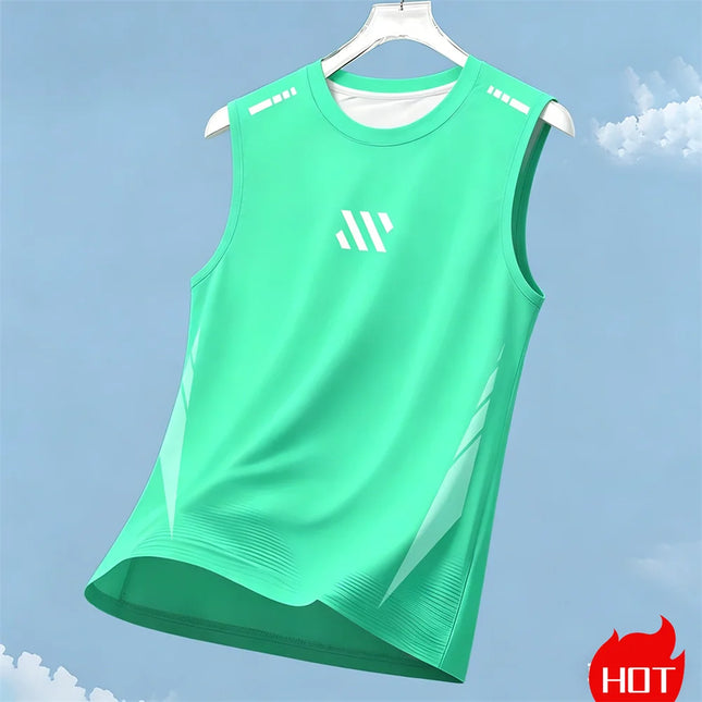 Summer Men's retro Fitness Tank Top Breathable quick drying sports men's t-shirts and tank tops 3D pattern Gym Sleeveless T-shir