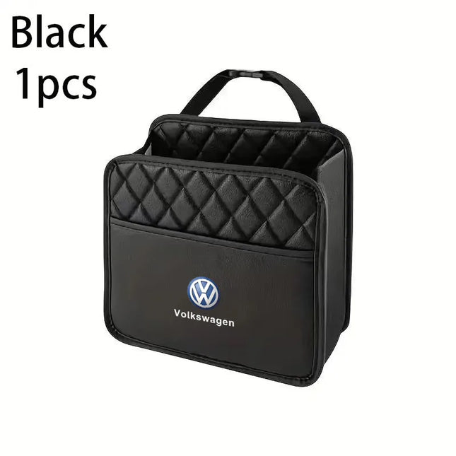 Car Seat Storage Bag Leather Garbage Bag for Volkswagen VW Polo Tiguan Golf  5 7 Jetta Beetle Scirocco Passat B5 B8 MK4