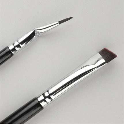 Bent Liner Makeup Brushes Angled Eyeliner Brush Eyeshadow Eye Brow Brushes Tool Fine Eyeliner Brushes Eye Contour Makeup Tool