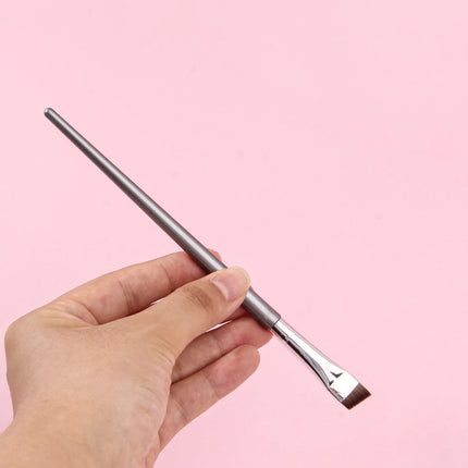 4PCS Liquid Eyeliner Brush Ultra Thin Fine Oblique Angle Flat Head Eyebrow Brush