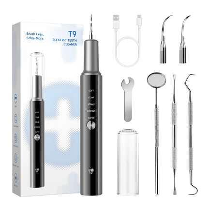 CURVY MOON T9 Ultrasonic Electric Scaler Tooth Cleaner Calculus Plaque Tooth Stains Remover Oral Care Homeuse Oral Care