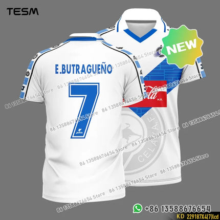 TESM Summer POLO Shirt Men Summer Sports V-neck T-shirt Street Trendy Short Sleeve 3D HD Print T-shirt