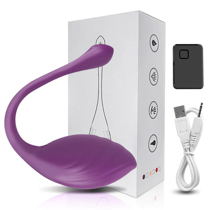 Remote Control Love Egg Vibrator for Women Powerful Vibrating G-Spot Clitoris Stimulator Vaginal Massager Sex Toys for Adults 18