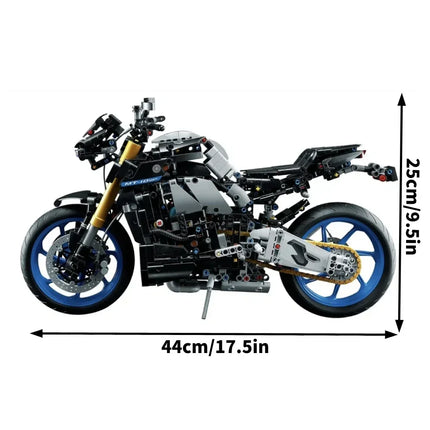 Technical MT-10 SP Motorcycle Model Building Blocks Advanced Building Set For Adults Bricks Toys Gifts Vehicles 1478pcs