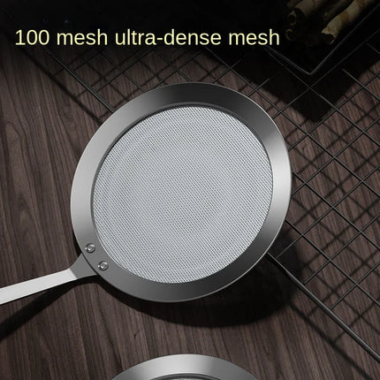 1pc Fat Skimmer Spoon, Stainless Steel Fine Mesh Skimmer, Strainer Spoon For Removing Grease Fat And Foam, Kitchen Tools