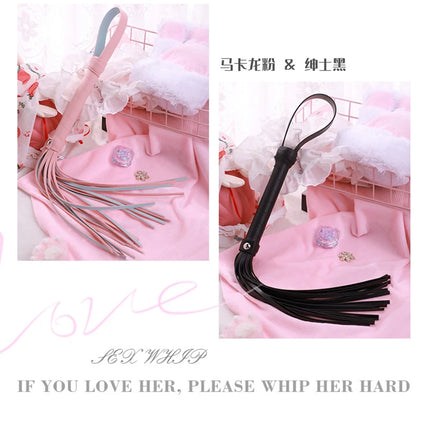Sexy Leather Flogger Flirt Whip Adult Games Whip Sex Toys for Couples Sexy Erotic Fetish Spanking BDSM Flogger