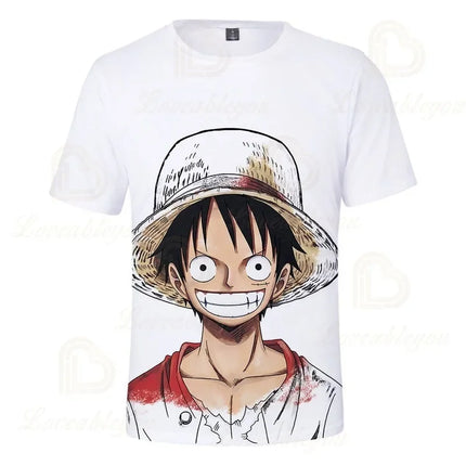 New One P Graphic T Shirt Men Women Anime Harajuku Tops Summer Boys Girls T-shirt 3D Fashion Clothing Plus Size Streetwear