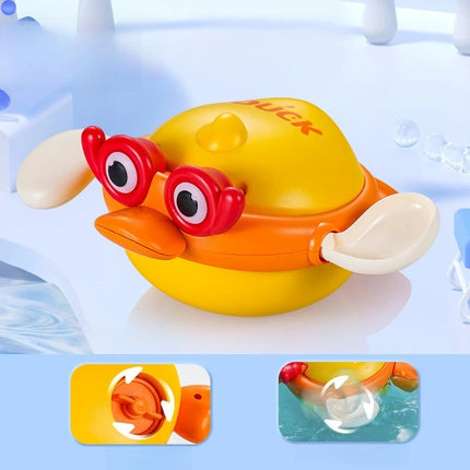 Baby Bath Toys Bathroom Water Games Cute Yellow Ducks Baby Bath Partners Early Education and Puzzle Toy Parent-child Interaction